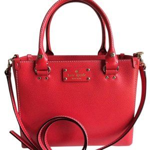 Kate Spade Red Leather Satchel